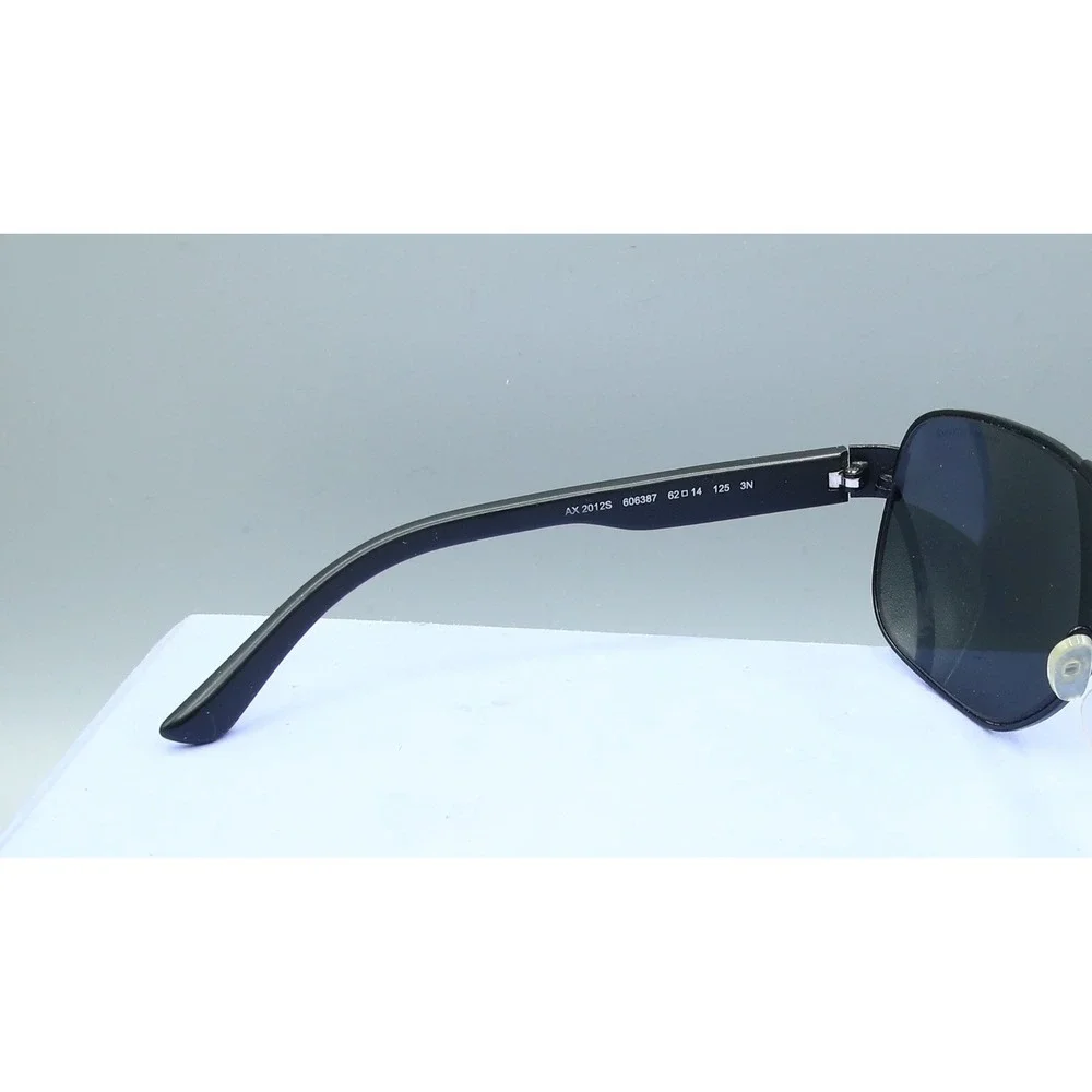 Armani Exchange AX2012S Matte Black Aviator Frames Mens 606387 62-14-125